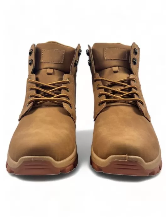 Botas montaña para hombre color camel - Timbos zapatos