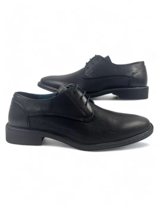 Zapato de hombre para vestir, color negro Timbos zapatos