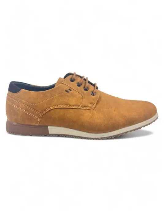 Zapato casual hombre color camel - Timbos zapatos