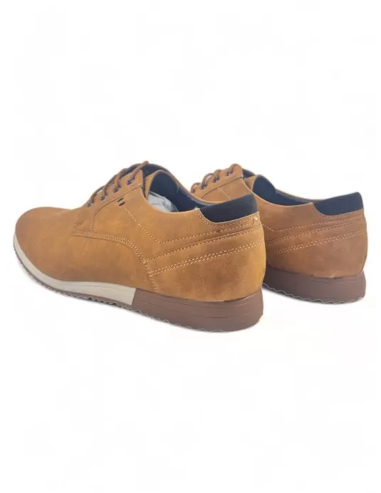 Zapato casual hombre color camel - Timbos zapatos