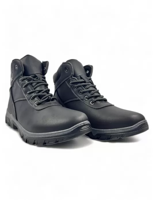 Botas montaña para hombre color negro - Timbos zapatos