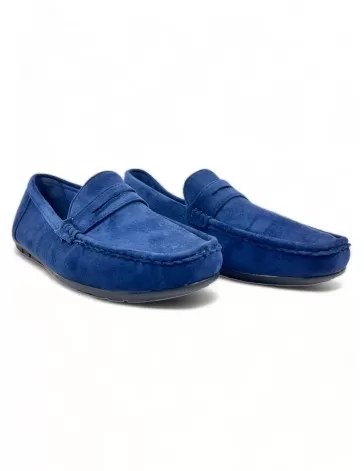 Mocasín cómodo de hombre color marino - Timbos Zapatos