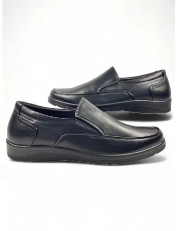 Mocasín cómodo de hombre color negro - Timbos Zapatos