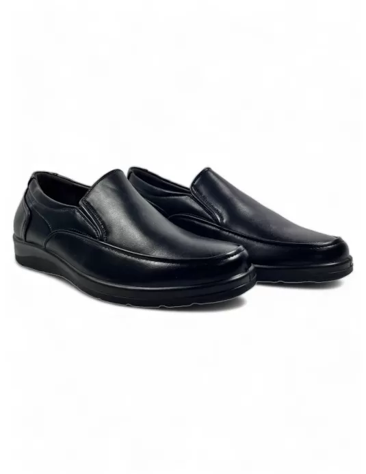 Mocasín cómodo de hombre color negro - Timbos Zapatos