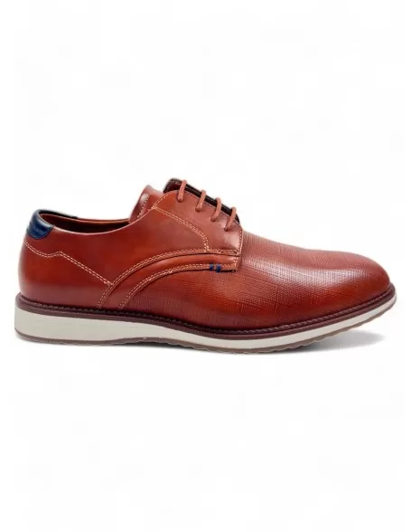 Zapato casual hombre color cuero - Timbos zapatos