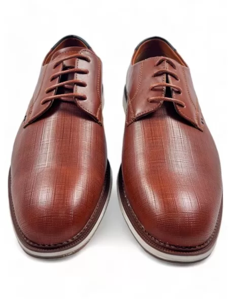 Zapato casual hombre color cuero - Timbos zapatos