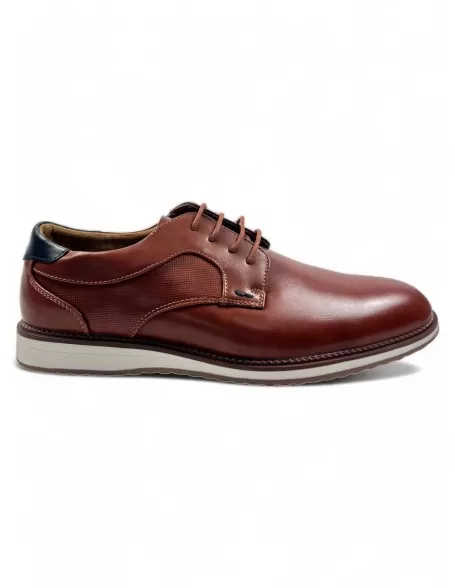 Zapato casual hombre color cuero - Timbos zapatos