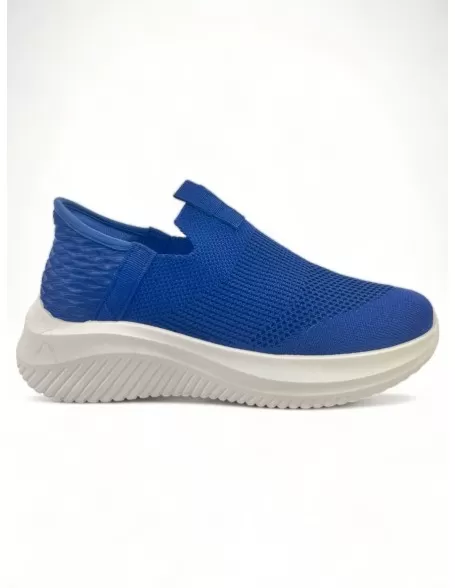 Deportiva elástica para mujer en color marino, Cómoda - Timbos Zapatos