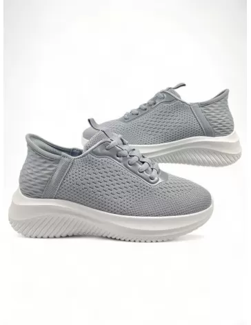 Deportiva elástica para mujer color gris - Timbos Zapatos