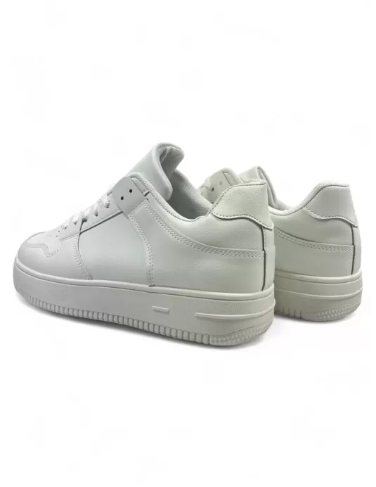 Deportiva plataforma de mujer color blanco - Timbos Zapatos