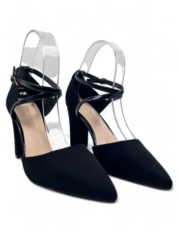 Tacón de fiesta, color negro, cómodos - Timbos Zapatos