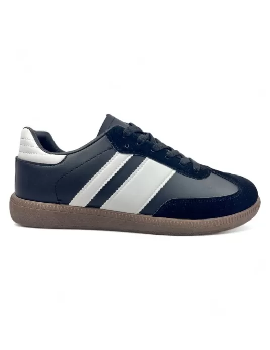 Deportiva de hombre color negro blanco - Timbos Zapatos