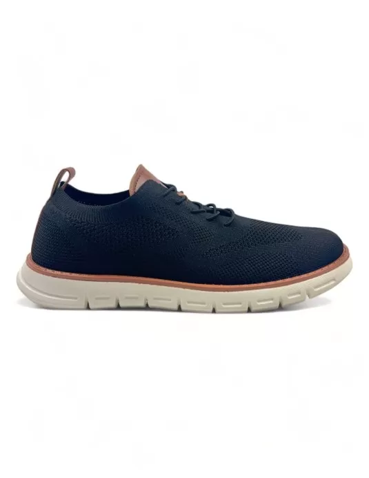 Zapato casual elastico hombre color negro - Timbos zapatos