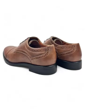 Zapatos vestir hombre color cuero - Timbos zapatos