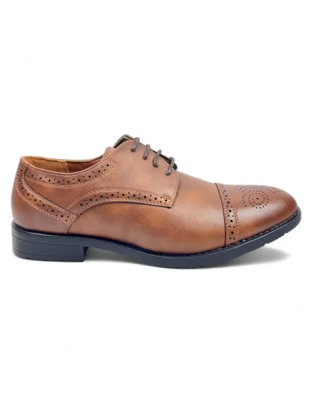 Zapatos vestir hombre color cuero - Timbos zapatos