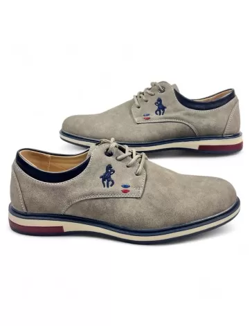 Zapato casual hombre color gris - Timbos Zapatos