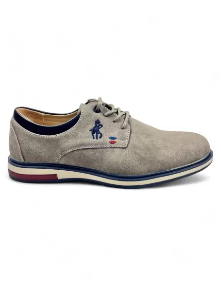 Zapato casual hombre color gris - Timbos Zapatos