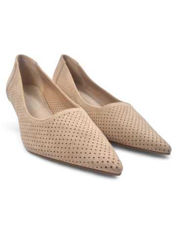 Zapato de salón para mujer en color beige - Timbos Zapatos