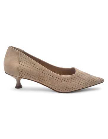 Zapato de salón para mujer en color beige - Timbos Zapatos