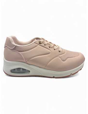 Deportiva cómoda de mujer en color rosa - Timbos Zapatos