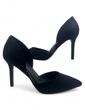 Salón con tacón negro de mujer - Timbos Zapatos
