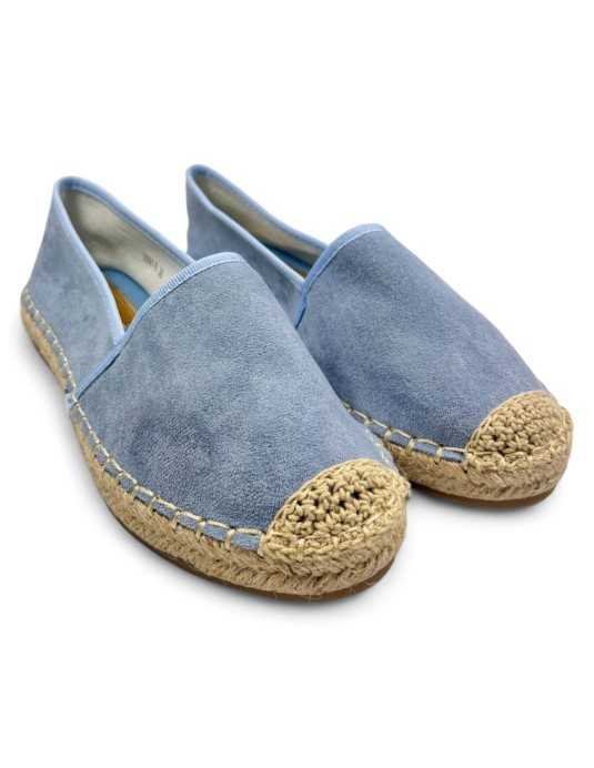 Alpargata de esparto de mujer, color azul - Timbos Zapatos