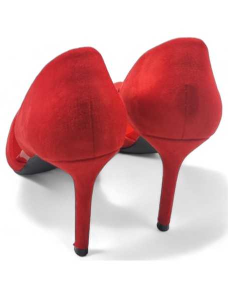 Salón con tacón rojo de mujer - Timbos Zapatos