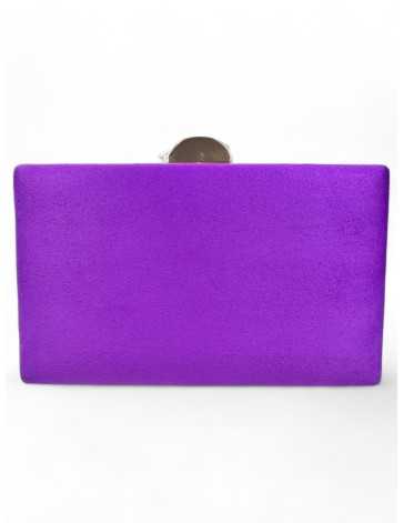 Clutch de fiesta color morado - Timbos Zapatos