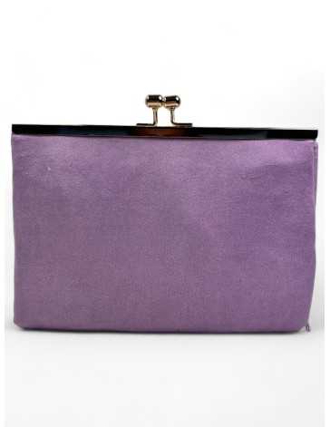 Clutch de fiesta color lila - Timbos Zapatos