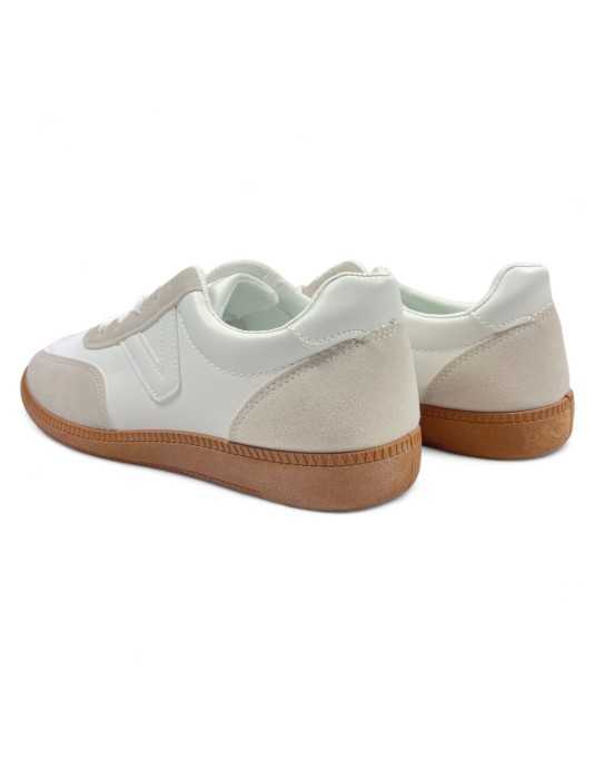 Deportiva de hombre color blanco- Timbos Zapatos