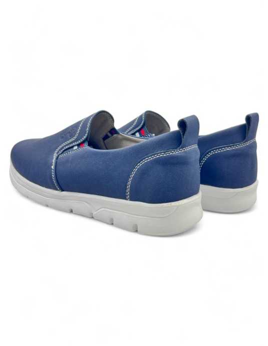 Mocasín cómodo de hombre color azul marino - Timbos Zapatos