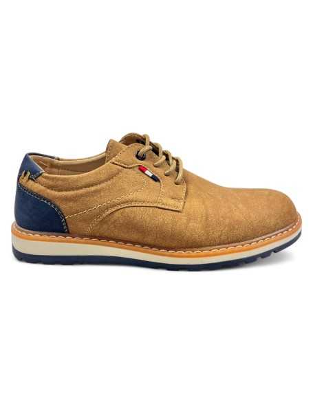 Zapato casual hombre color camel - Timbos zapatos