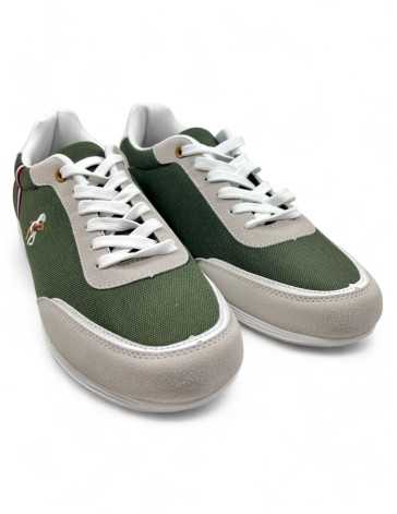 Deportiva de hombre en color verde/blanco - Timbos Zapatos