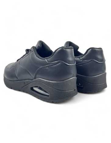 Deportiva cómoda de hombre color negro - Timbos Zapatos