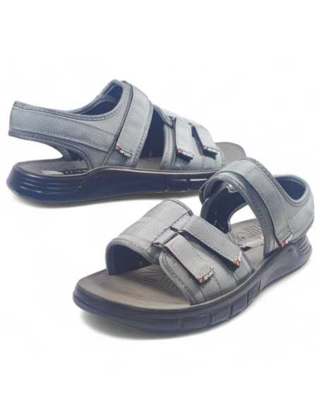 Sandalia hombre color gris - Timbos Zapatos