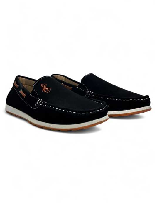 Mocasín cómodo de hombre color negro - Timbos Zapatos