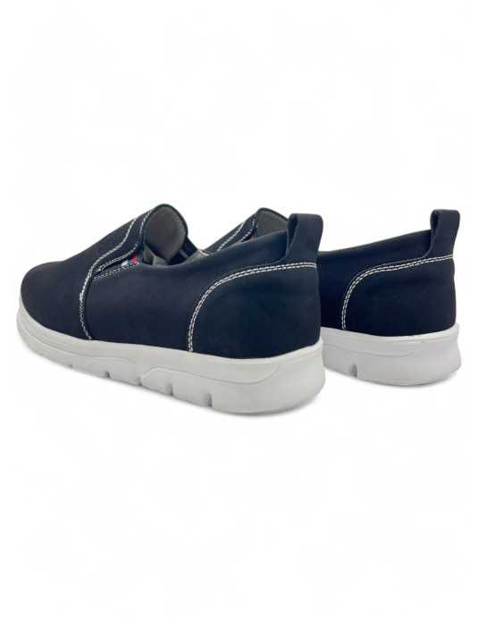 Mocasín cómodo de hombre color negro - Timbos Zapatos