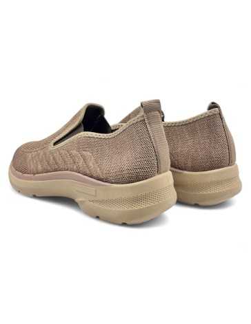 Mocasín cómodo de hombre color kaki - Timbos Zapatos