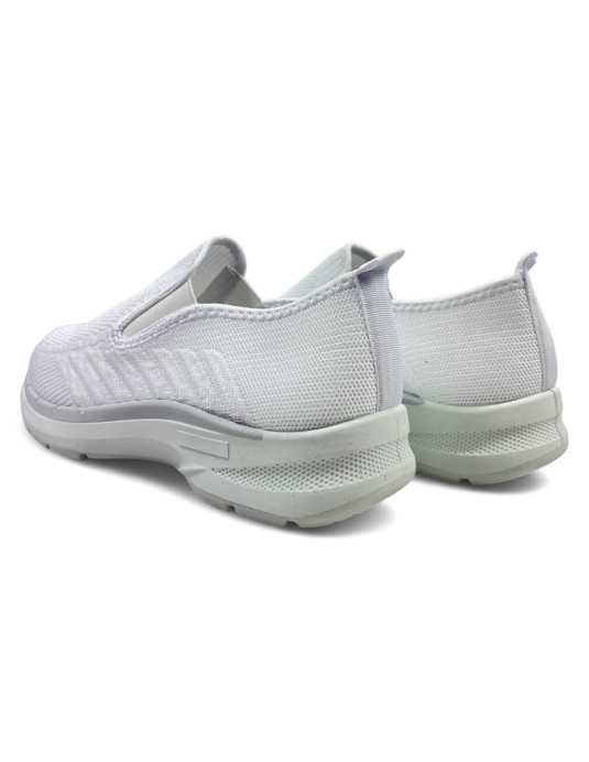 Mocasín cómodo de hombre color blanco - Timbos Zapatos