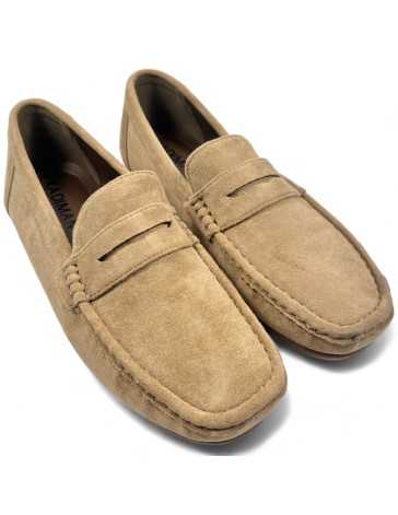 Mocasín cómodo de hombre color kaki - Timbos Zapatos
