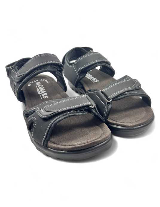 Sandalia bio hombre color negro - Timbos Zapatos