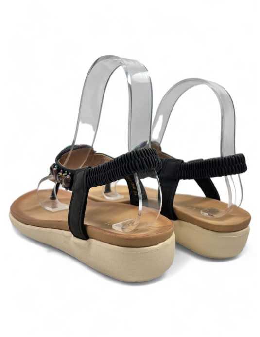 Sandalia esclava cuña cómoda de verano marino - Timbos Zapatos
