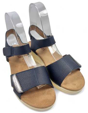 Sandalia cuña cómoda de verano marino - Timbos Zapatos