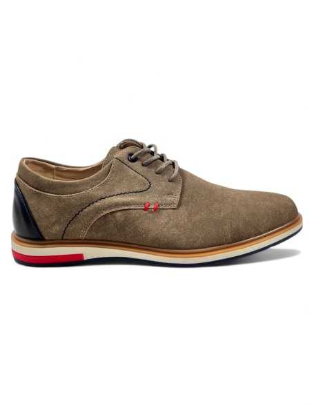 Zapato casual hombre color kaki - Timbos zapatos