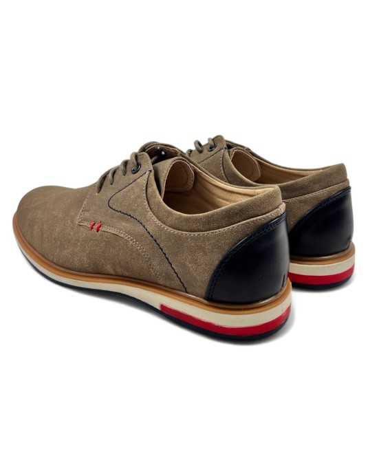 Zapato casual hombre color kaki - Timbos zapatos