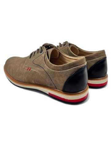 Zapato casual hombre color kaki - Timbos zapatos