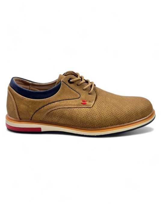 Zapato casual hombre color camel - Timbos zapatos