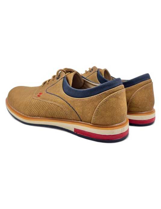 Zapato casual hombre color camel - Timbos zapatos