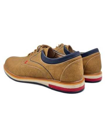 Zapato casual hombre color camel - Timbos zapatos