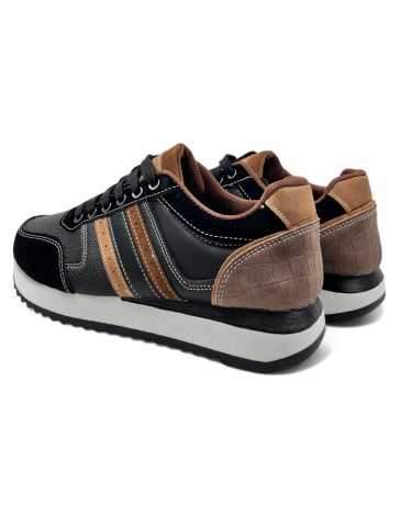 Deportiva de hombre para vestir en color negro - Timbos Zapatos